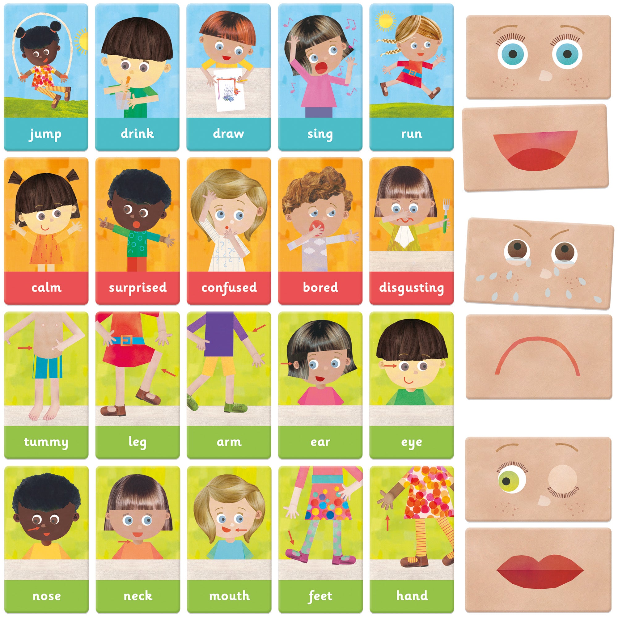 Flashcards Emotions and Actions Montessori