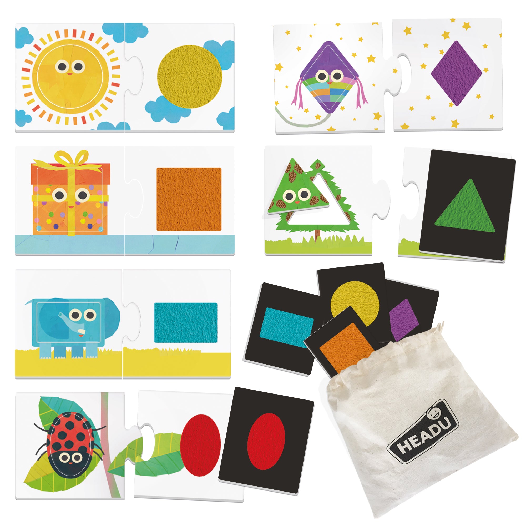 Tactiles Shapes Montessori