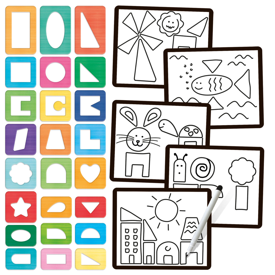 Stencil Montessori