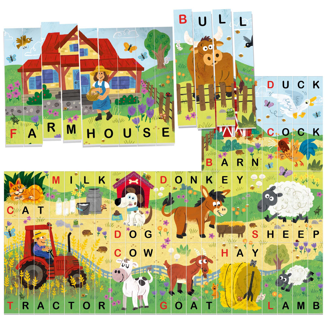 Word Maker Puzzle The Farm