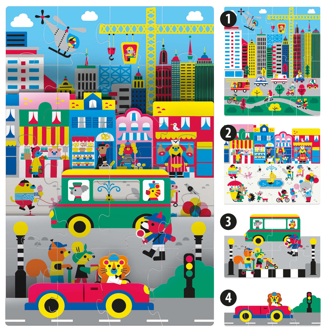 Playrama Puzzle The City