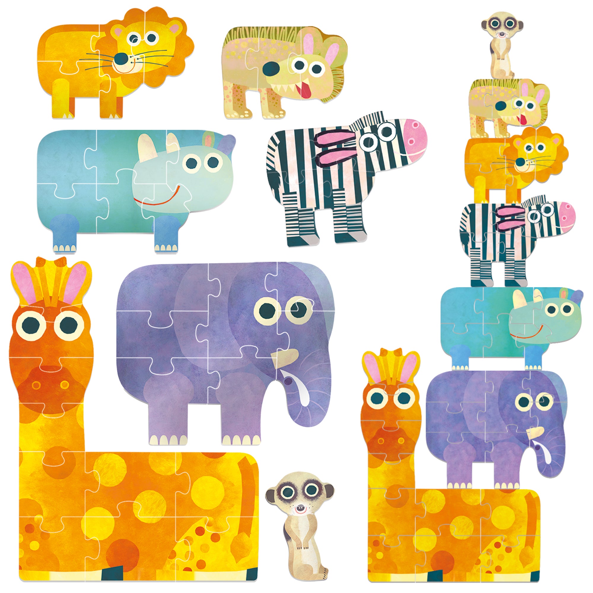 Giant Progressive Puzzle The Savannah